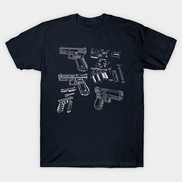 glock 17 T-Shirt by arxitrav